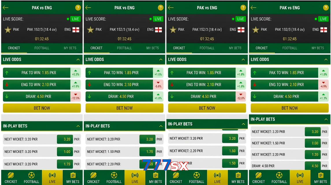 Game list for 777Sx bet section